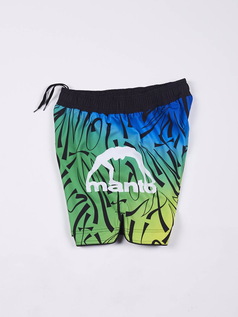 MANTO chokes and more FIGHT SHORTS-green
